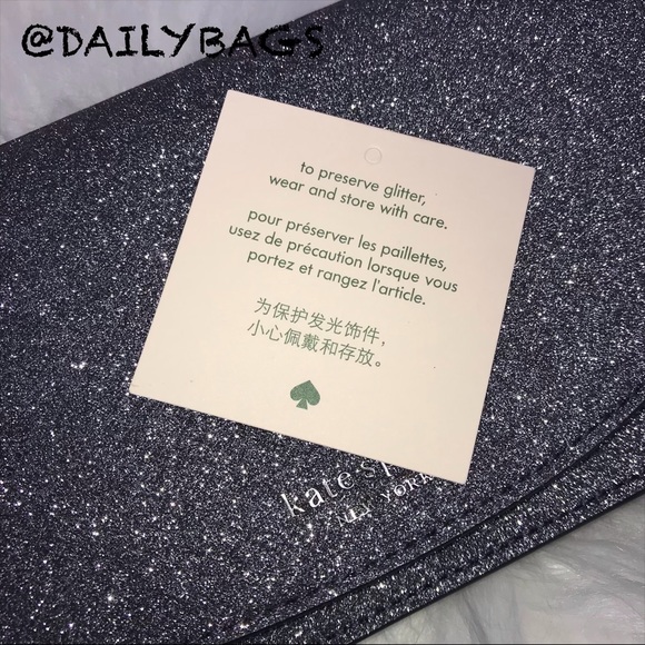 KATE SPADE JOELEY MULTI FUNCTIONAL WALLET GLITTER - Picture 5 of 8